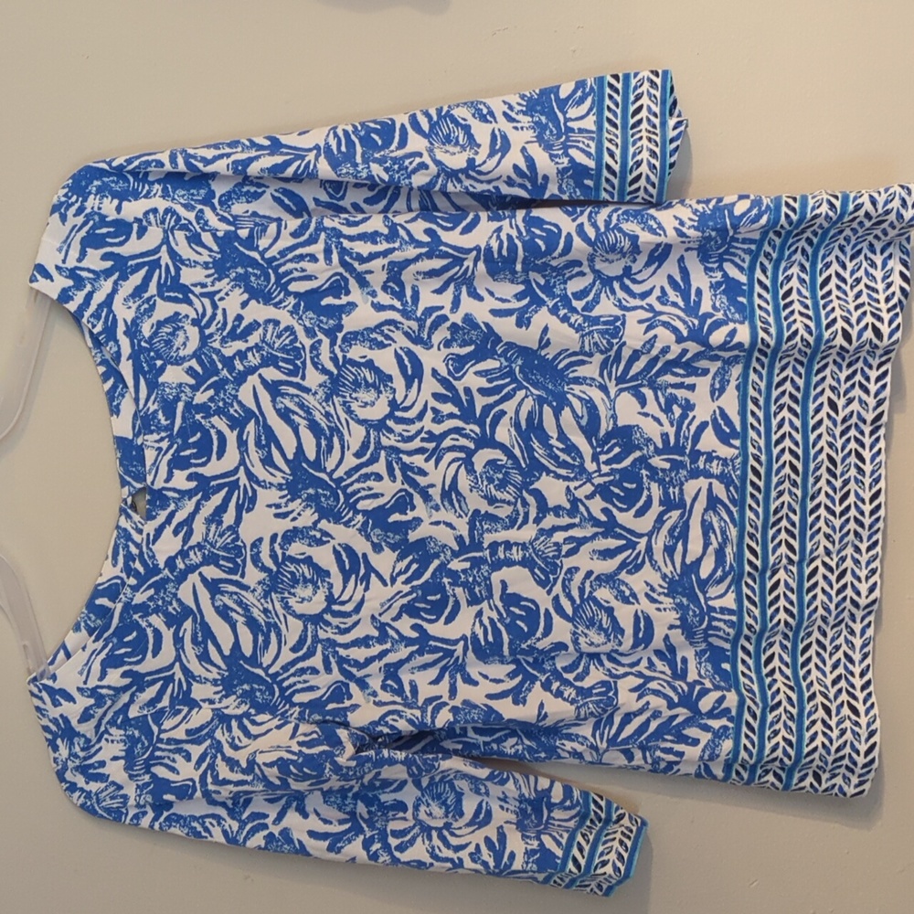 fun lobster print top for summer